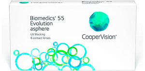Biomedics 55 Evolution | контактные линзы на месяц Cooper Vision Biomedics 55 Evolution | контактные линзы на месяц Cooper Vision