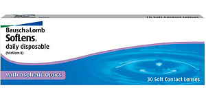 Soflens Daily Disposabl 30 шт. | однодневные контактные линзы Bausch+Lomb Soflens Daily Disposabl 30 шт. | однодневные контактные линзы Bausch+Lomb