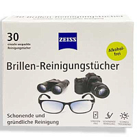 Влажные салфетки ZEISS Brillen-Reinigugstucher 30 шт.  Влажные салфетки ZEISS Brillen-Reinigugstucher 30 шт.