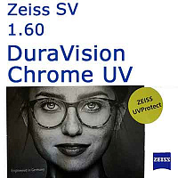 ZEISS Single Vision 1.6 DuraVision Chrome UV очковые линзы ZEISS Single Vision 1.6 DuraVision Chrome UV очковые линзы