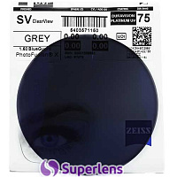 ZEISS Single Vision ClearView 1.6 PhotoFusion X Extra Grey DuraVision Platinum UV очковые линзы ZEISS Single Vision ClearView 1.6 PhotoFusion X Extra Grey DuraVision Platinum UV очковые линзы
